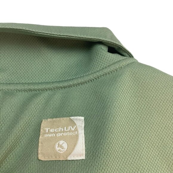 Gander Mountain Olive Green Vented Fishing Short Sleeve Shirt Mens XL - Picture 4 of 10